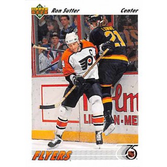 Řadové karty - Sutter Ron - 1991-92 Upper Deck No.309