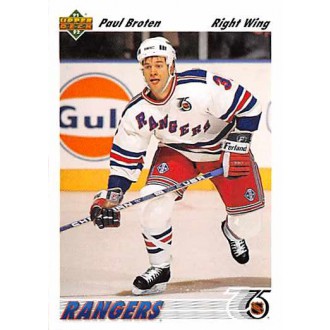 Řadové karty - Broten Paul - 1991-92 Upper Deck No.550