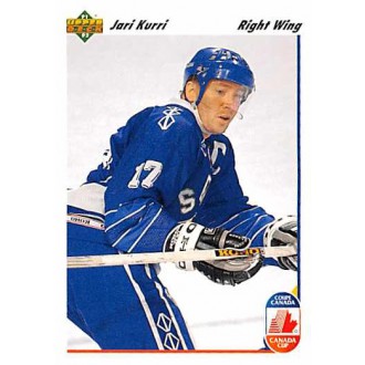 Řadové karty - Kurri Jari - 1991-92 Upper Deck No.24