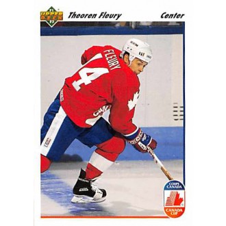 Řadové karty - Fleury Theoren - 1991-92 Upper Deck No.506