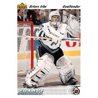 Řadové karty - Irbe Arturs - 1991-92 Upper Deck No.532