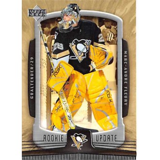 Řadové karty - Fleury Marc-Andre - 2005-06 Rookie Update No.80