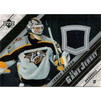Jersey karty - Vokoun Tomáš - 2005-06 Upper Deck Jerseys Series II black No.J2-TV