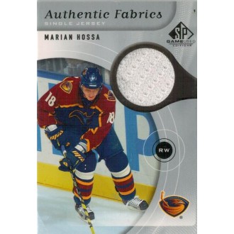 Jersey karty - Hossa Marián - 2005-06 SP Game Used Authentic Fabrics No.AF-HO