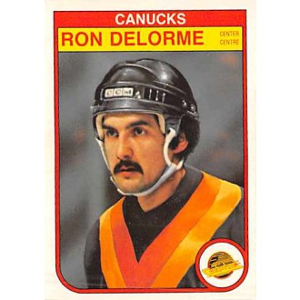 Řadové karty - Delorme Ron - 1982-83 O-Pee-Chee No.347