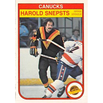 Řadové karty - Snepsts Harold - 1982-83 O-Pee-Chee No.357