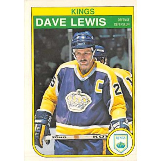 Řadové karty - Lewis Dave - 1982-83 O-Pee-Chee No.157