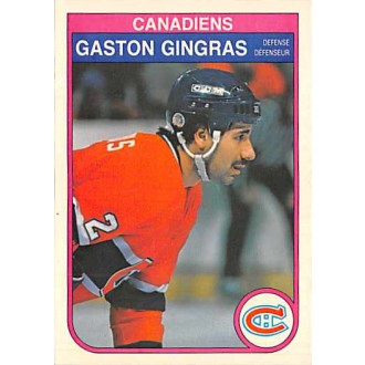 Řadové karty - Gingras Gaston - 1982-83 O-Pee-Chee No.182