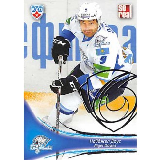 Karty KHL - Dawes Nigel - 2013-14 Sereal Silver No.BAR-014
