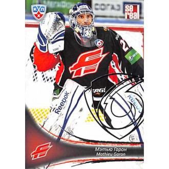 Karty KHL - Garon Mathieu - 2013-14 Sereal Silver No.AVG-002