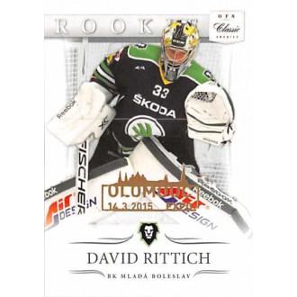 Extraliga OFS - Rittich David - 2014-15 OFS Expo Olomouc No.174