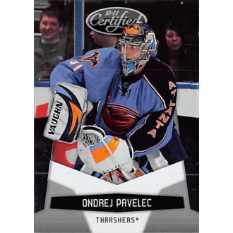 Řadové karty - Pavelec Ondřej - 2010-11 Certified No.10