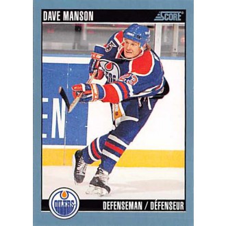 Řadové karty - Manson Dave - 1992-93 Score Canadian No.214