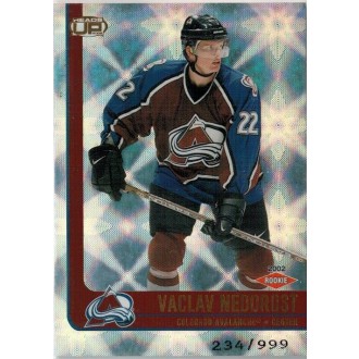 Řadové karty - Nedorost Václav - 2001-02 Heads Up No.105