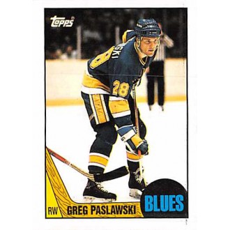 Řadové karty - Paslawski Greg - 1987-88 Topps No.10