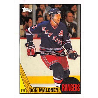 Řadové karty - Maloney Don - 1987-88 Topps No.49