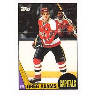Řadové karty - Adams Greg - 1987-88 Topps No.139
