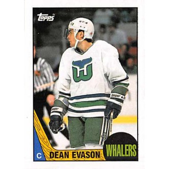 Řadové karty - Evason Dean - 1987-88 Topps No.166
