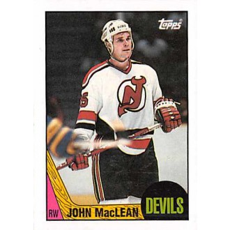 Řadové karty - MacLean John - 1987-88 Topps No.191