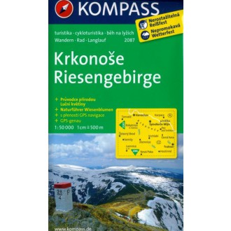 Turistické mapy - Krkonoše - Kompass 2087