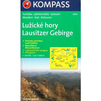 Turistické mapy - Lužické hory - Kompass 2084