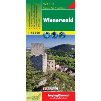Turistické mapy - Wienerwald - Freytag & Berndt WK011