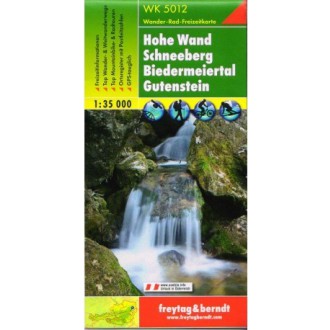 Turistické mapy - Hohe Wand, Schneeberg, Biedermeietal - Freytag & Berndt WK5012