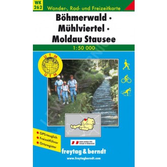 Turistické mapy - Böhmerwald, Mühlviertel, Moldau Stausee - Freytag & Berndt WK262