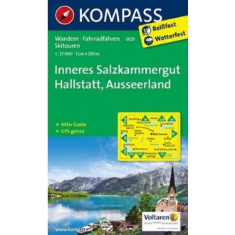 Turistické mapy - Inneres Salzkammergut - Kompass 020