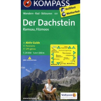 Turistické mapy - Dachstein, Ramsau, Filzmoos - Kompass 031