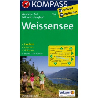 Turistické mapy - Weissensee - Kompass 060