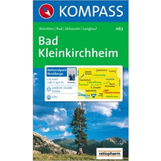Turistické mapy - Bad Kleinkirchheim, Národní park Nockberge - Kompass 063
