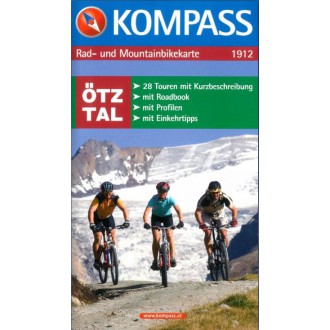 Turistické mapy - Cyklomapa Otztal - soubor map - Kompass 1912
