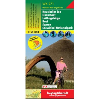 Turistické mapy - Neusiedler See, Leithagebirge, Rust, Sopron, Seewinkel NP - Freytag & Berndt WK271