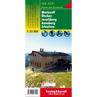 Turistické mapy - Mariazell, Ötscher, Josefsberg, Annaberg, Erlafsee - Freytag & Berndt WK5031