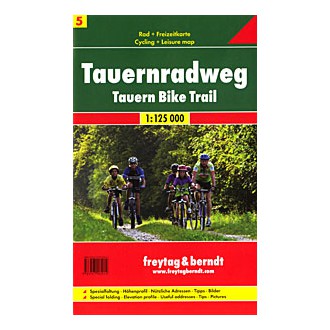 Turistické mapy - Cyklomapa Tauernradweg - Freytag & Berndt RK5