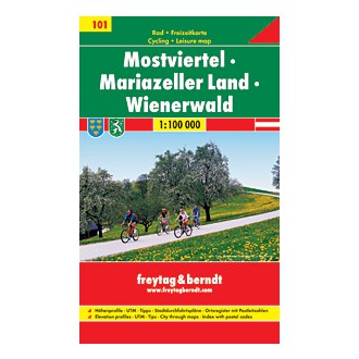 Turistické mapy - Cyklomapa Mostviertel, Mariazeller Land - Freytag & Berndt RK101