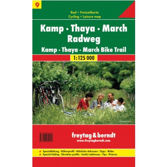 Turistické mapy - Cyklomapa Kamp, Thaya, March Radweg - Freytag & Berndt RK9