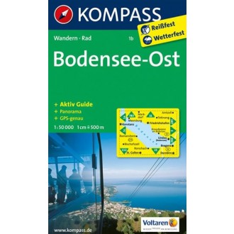 Turistické mapy - Bodensee Ost - Kompass 1b