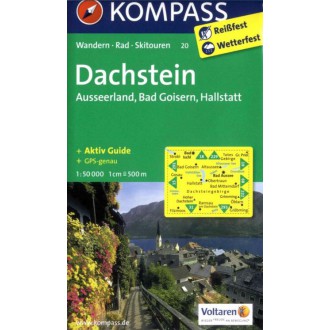 Turistické mapy - Dachstein, Ausseerland, Bad Goisern - Kompass 20