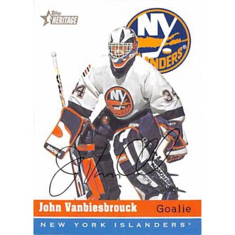 Řadové karty - Vanbiesbrouck John - 2000-01 Topps Heritage No.103