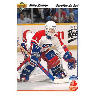 Řadové karty - Richter Mike - 1991-92 Upper Deck French No.34