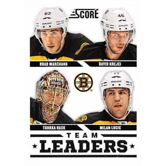 Řadové karty - Marchand Brad, Krejčí David, Rask Tuukka, Lucic Milan - 2013-14 Score No.552