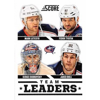 Řadové karty - Letestu Mark, Tyutin Fedor, Bobrovsky Sergei, Boll Jared - 2013-14 Score No.558