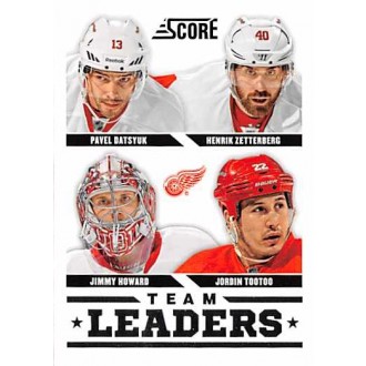 Řadové karty - Datsyuk Pavel, Zetterberg Henrik, Howard Jimmy, Tootoo Jordin - 2013-14 Score No.560
