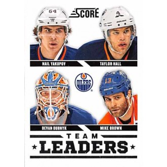 Řadové karty - Yakupov Nail, Hall Taylor, Dubnyk Devan, Brown Mike - 2013-14 Score No.561