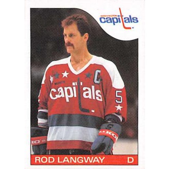 Řadové karty - Langway Rod - 1985-86 Topps No.8