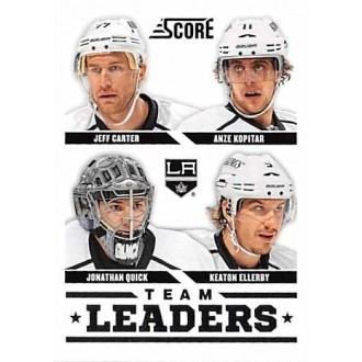 Řadové karty - Carter Jeff, Kopitar Anze, Quick Jonathan, Ellerby Keaton - 2013-14 Score No.563