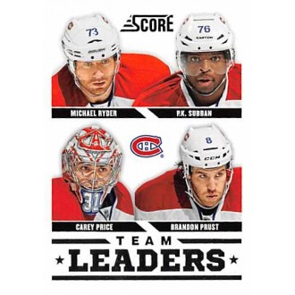 Řadové karty - Ryder Michael, Subban P.K., Price Carey, Prust Brandon - 2013-14 Score No.565