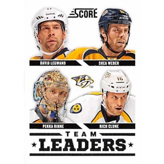 Řadové karty - Legwand David, Weber Shea, Rinne Pekka, Clune Rich - 2013-14 Score No.566